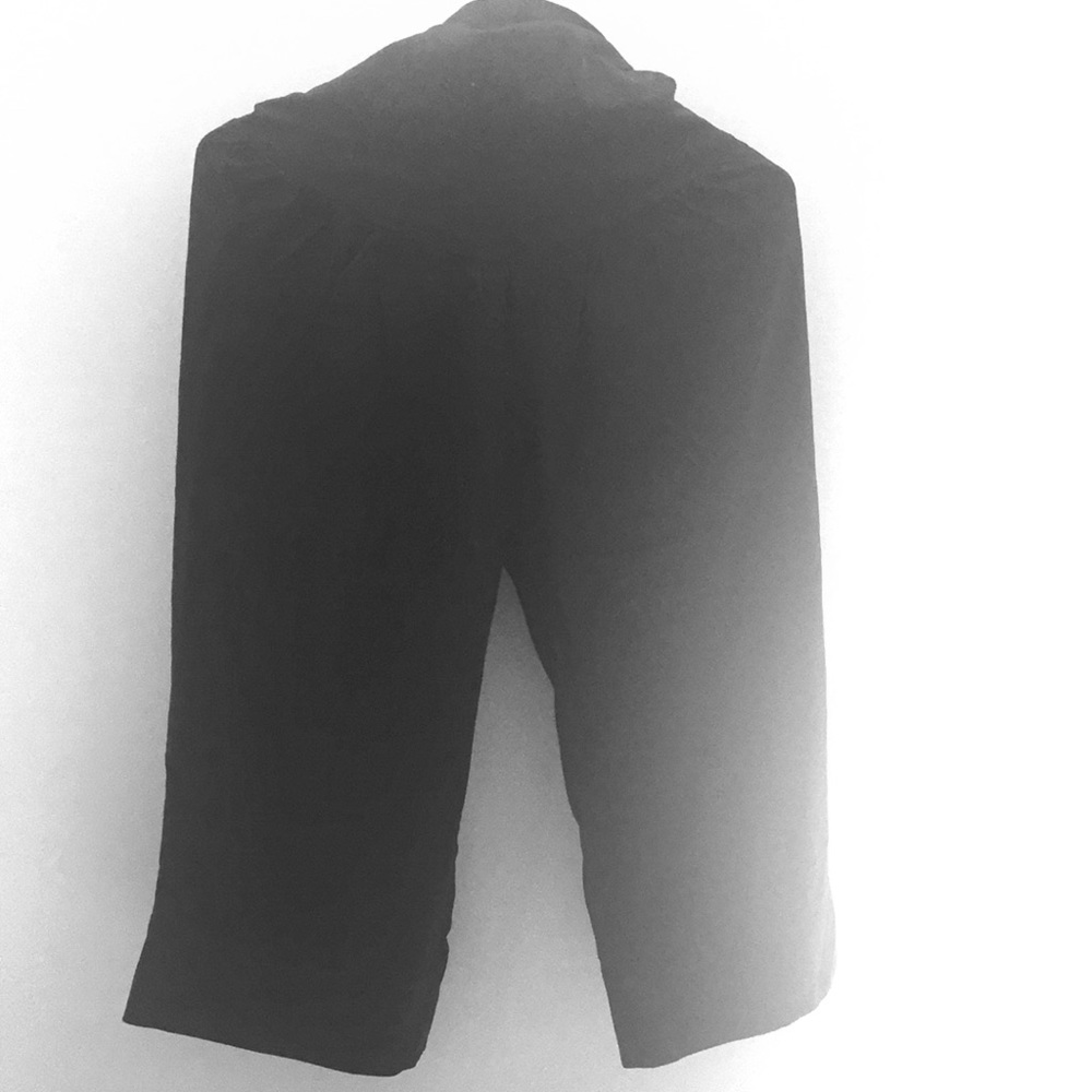 Wide leg flowy maternity pants. Crop. 100% silk